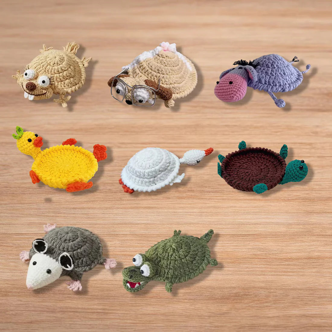 18 in 1 Animal Crochet Coaster Patterns