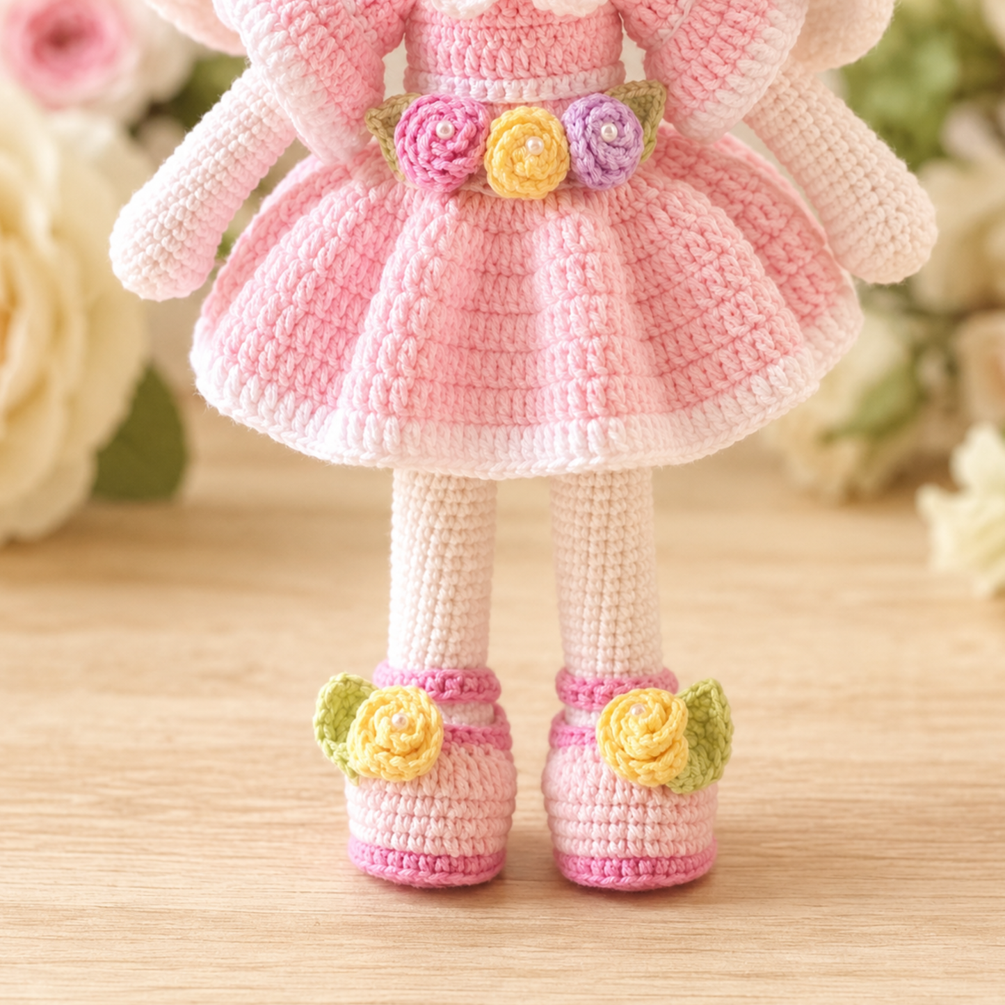 Crochet Ellie Bunny Pattern: Amigurumi Doll with Removable Outfit