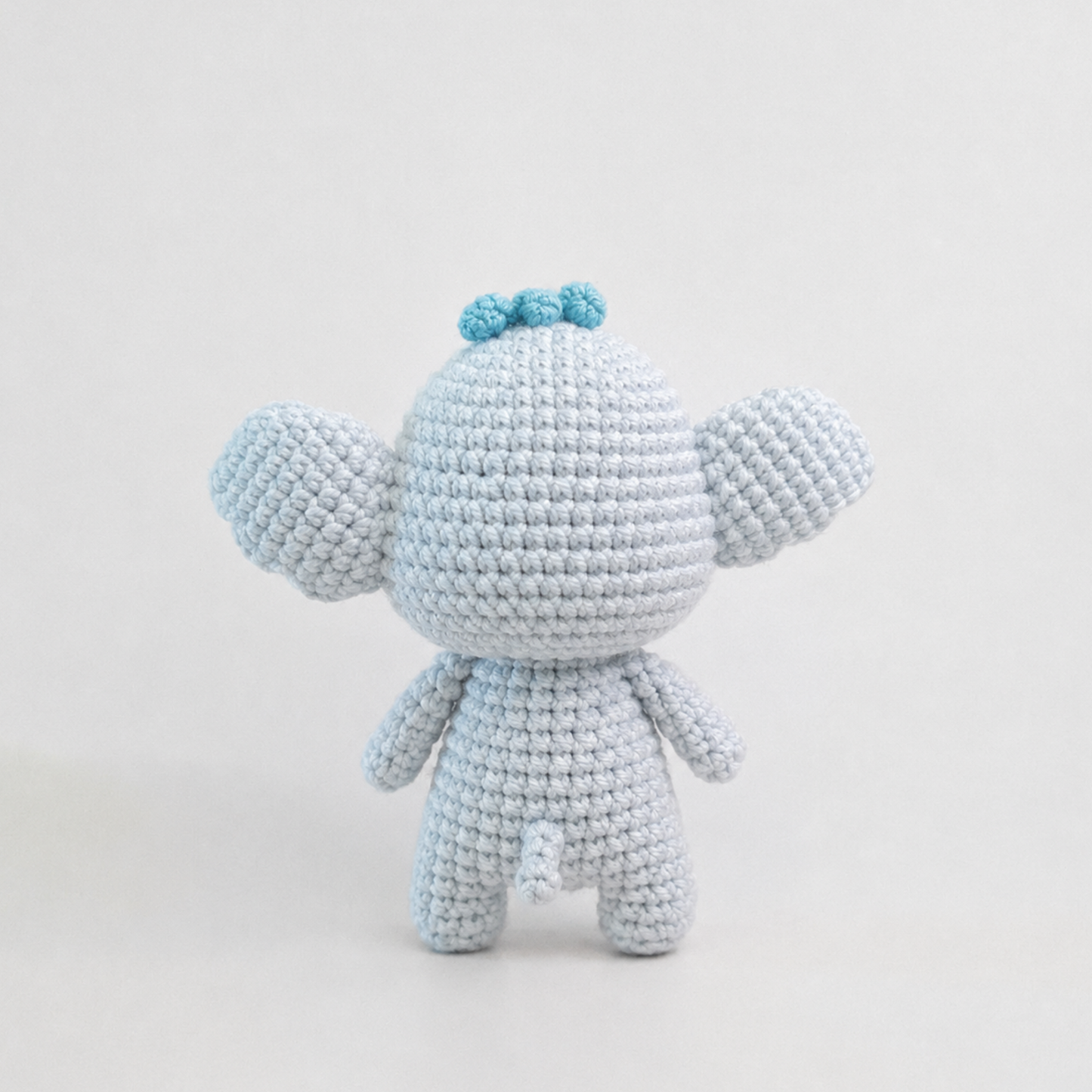 Crochet Lumpy Elephant Amigurumi Pattern (Mini Stuffed Elephant, 3-4 inches)