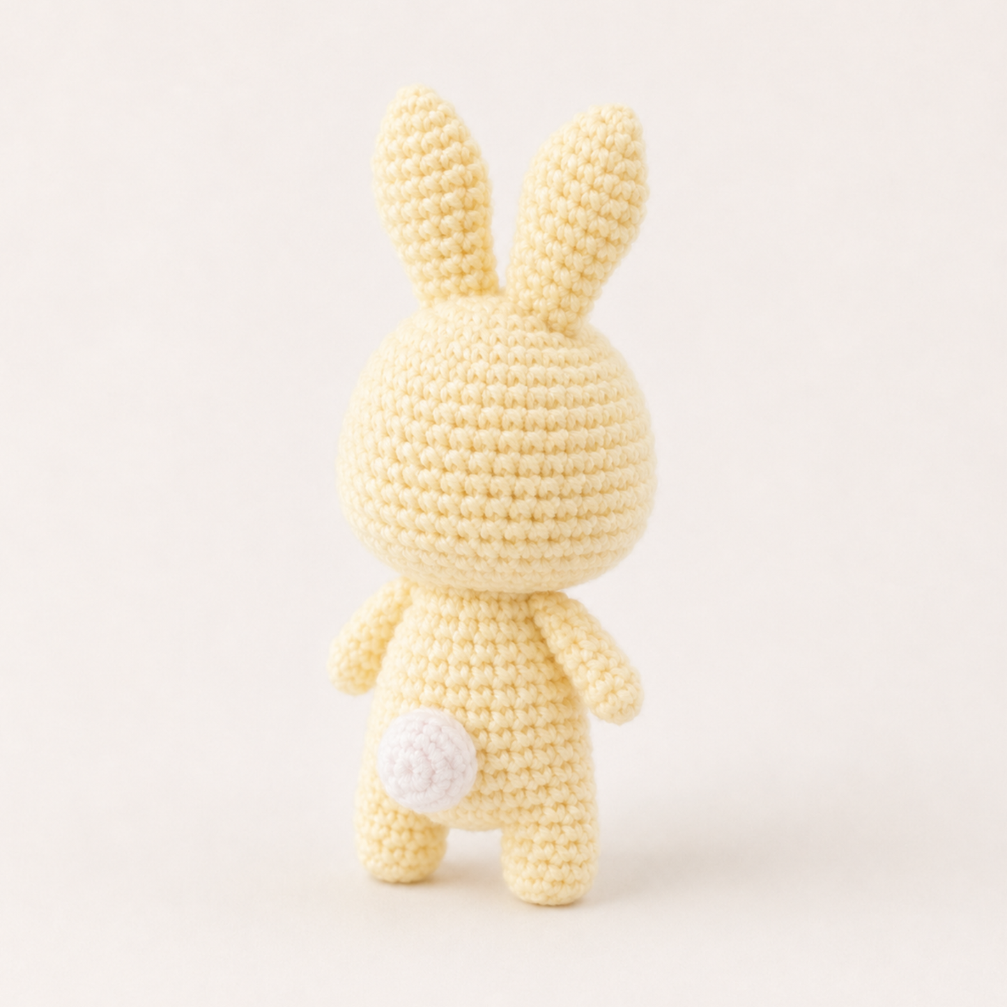 Crochet Rabbit Amigurumi Pattern (Mini Stuffed Bunny with Layered Ears and Belly Plate, 3-4 inches)