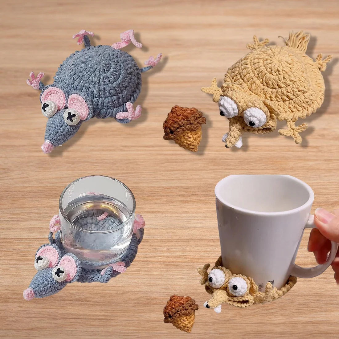 18 in 1 Animal Crochet Coaster Patterns