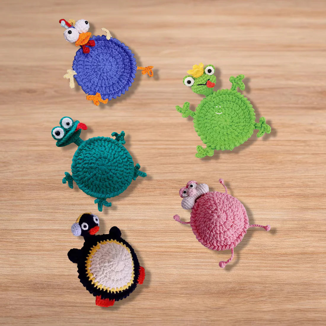 18 in 1 Animal Crochet Coaster Patterns