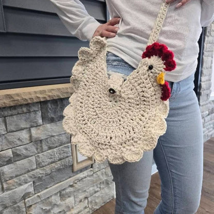 Crochet Chicken Bag Pattern (Crossbody Purse)