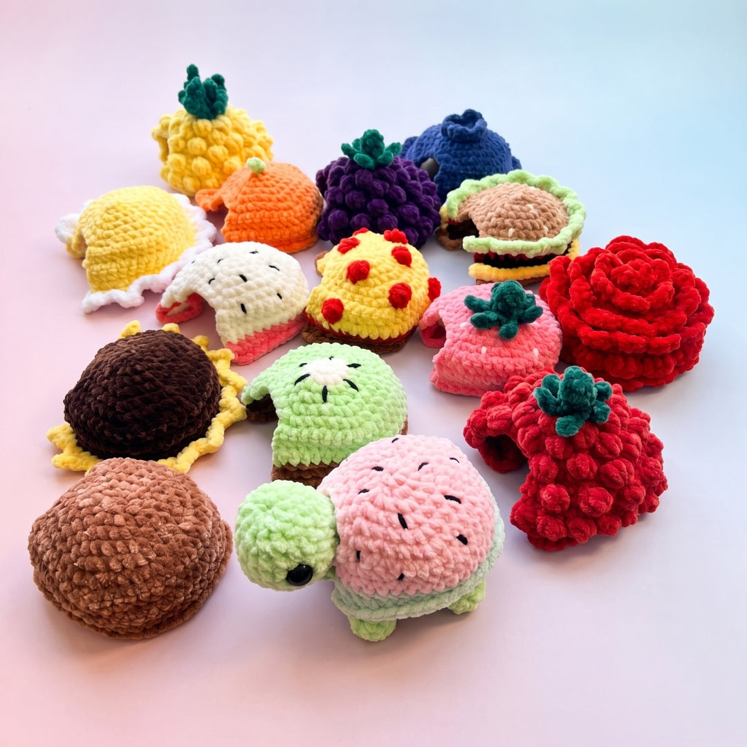 15-in-1 Land Turtle Dress Up Crochet Pattern Bundle
