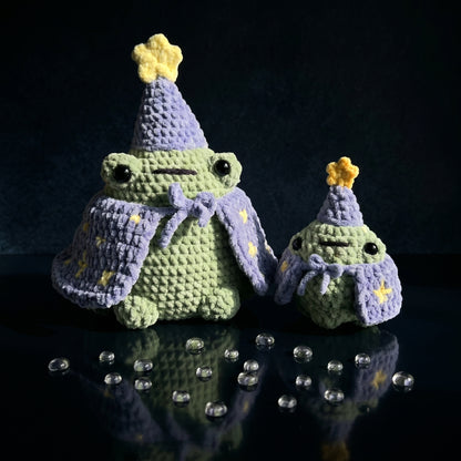 Crochet Jumbo Wizard Frog Pattern
