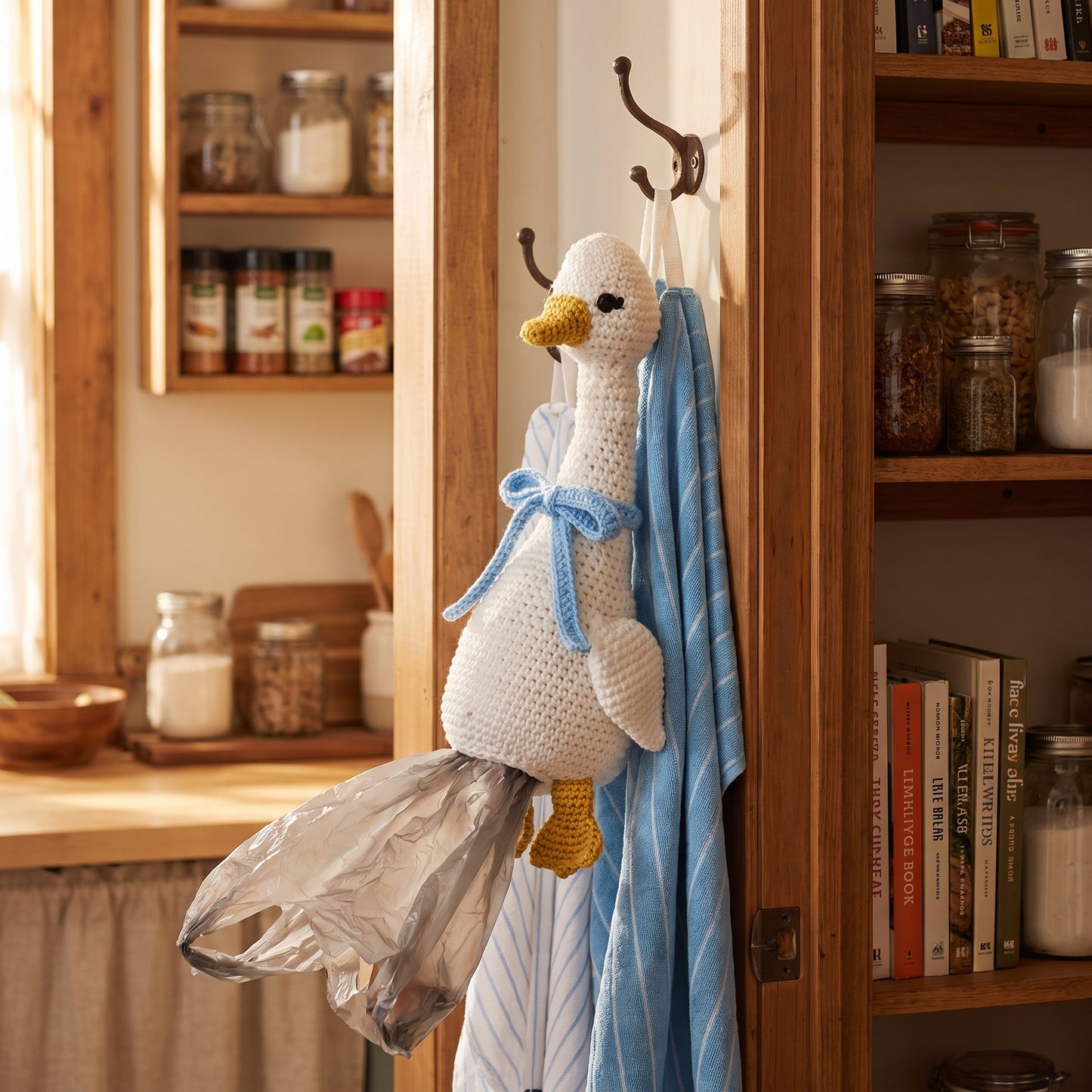 Crochet Grocery Bag Goose Pattern