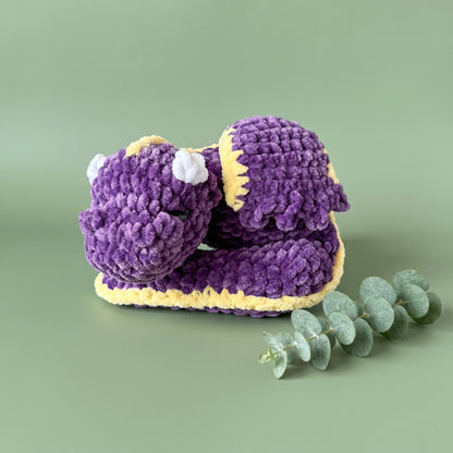 Crochet Sleeping Dragon Desk Phone Holder Pattern