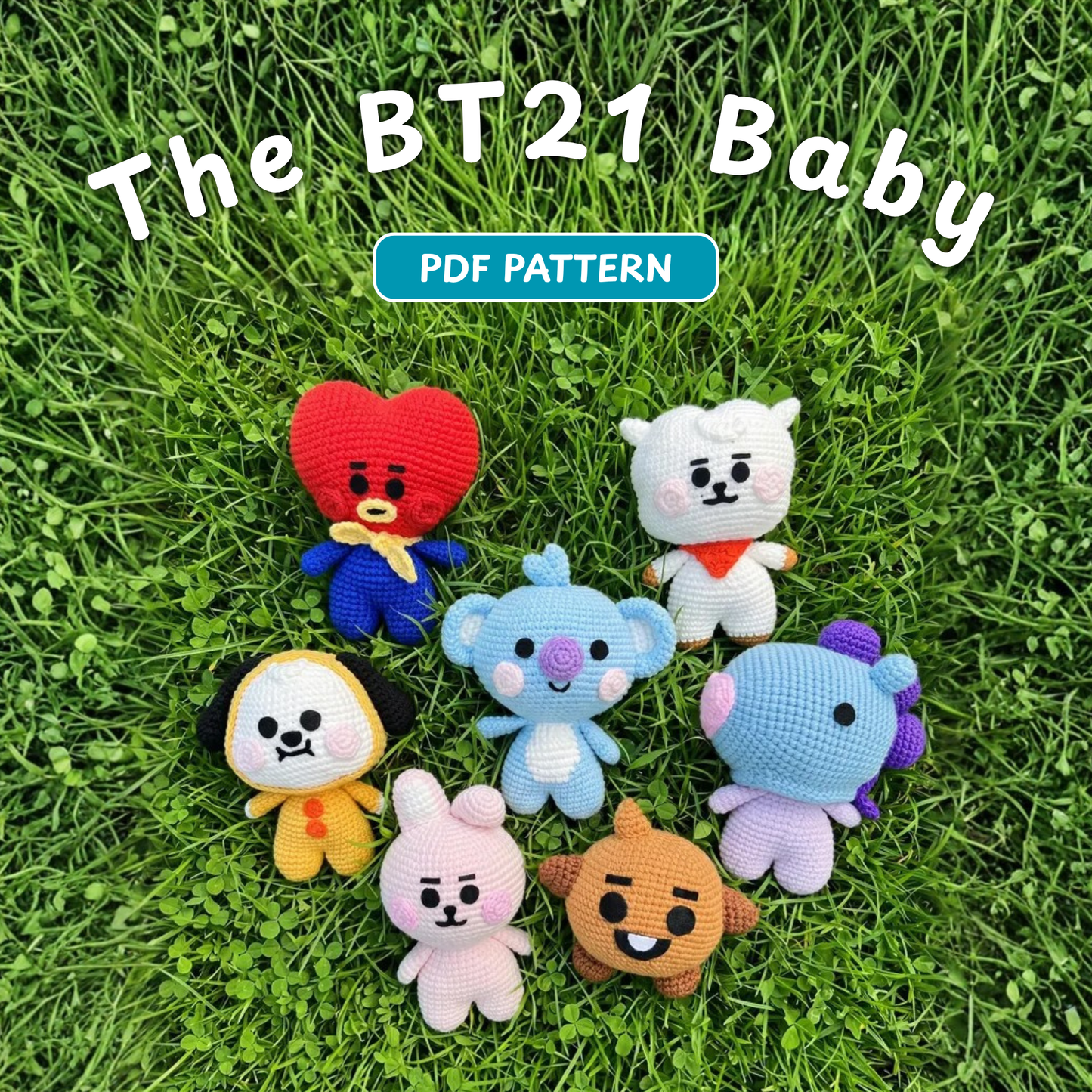 Crochet BT21 Baby Collection Pattern (7 Characters)