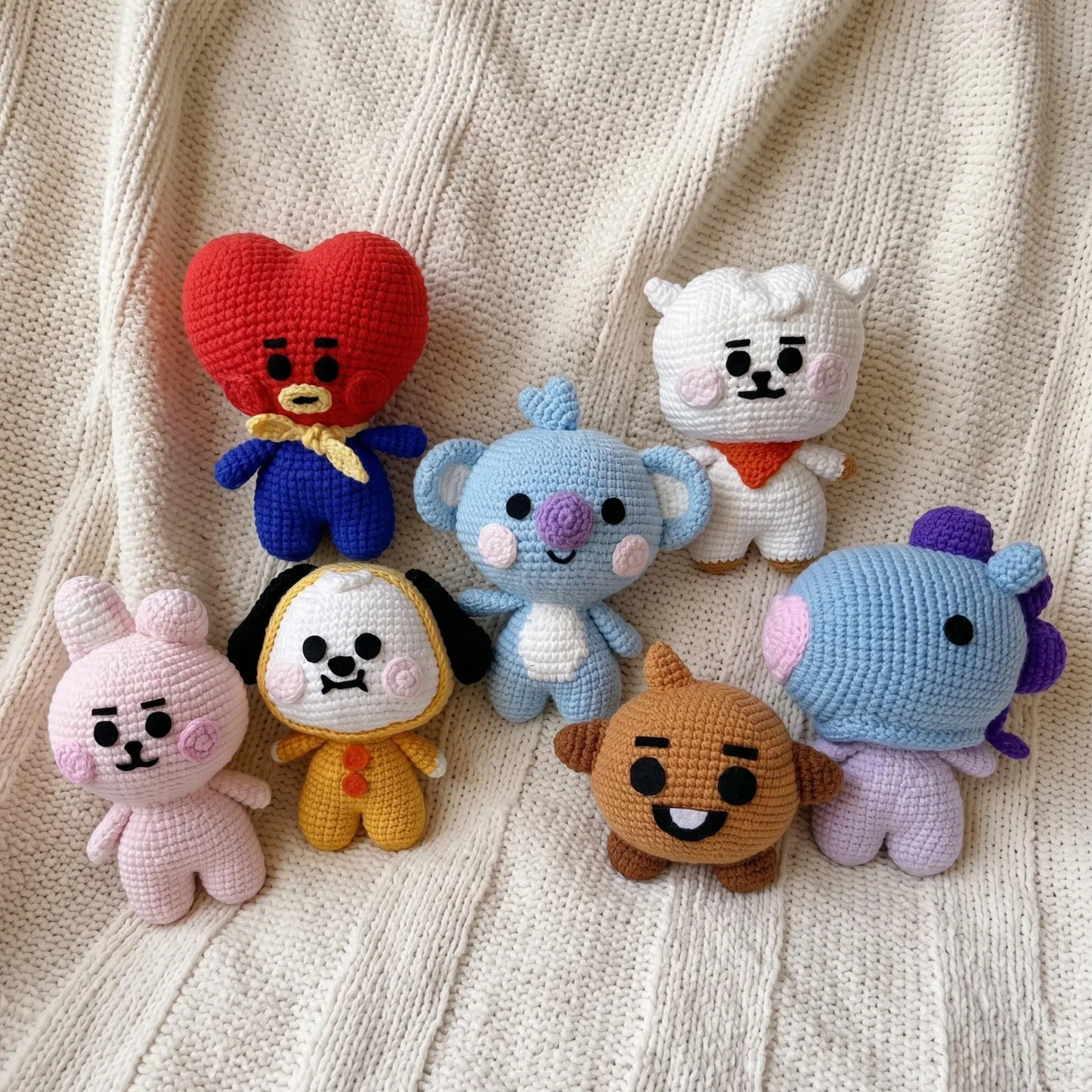 Crochet BT21 Baby Collection Pattern (7 Characters)