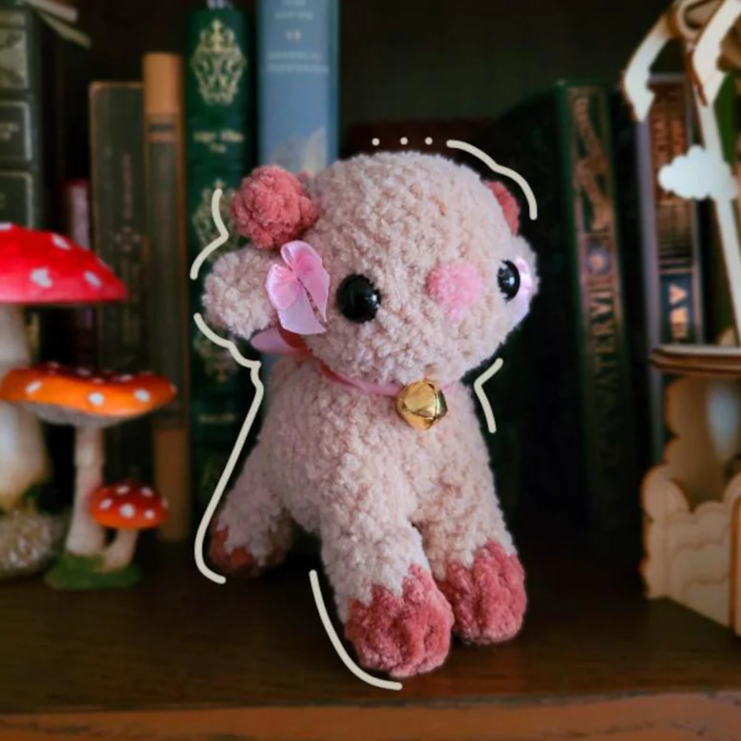 Crochet Baby Goat Pattern (Fur Plush)