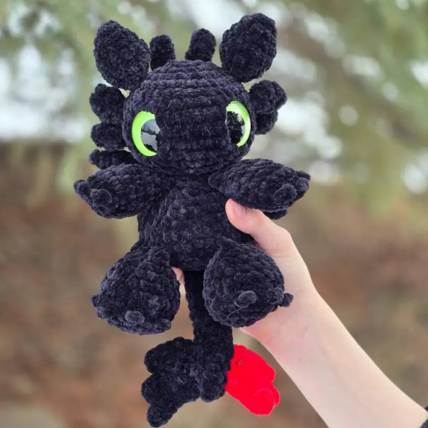 Crochet Baby Night Dragon and Baby Light Dragon Amigurumi Pattern (2 in 1)