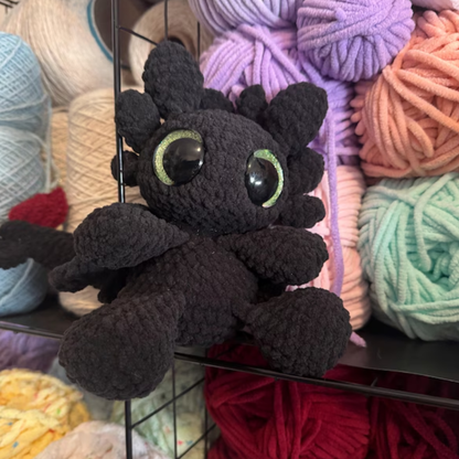 Crochet Baby Night Dragon and Baby Light Dragon Amigurumi Pattern (2 in 1)