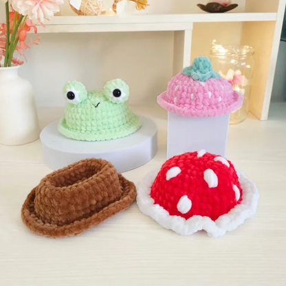 Crochet Duck and Mallard Amigurumi Pattern (2-in-1 with 4 Hat Styles)