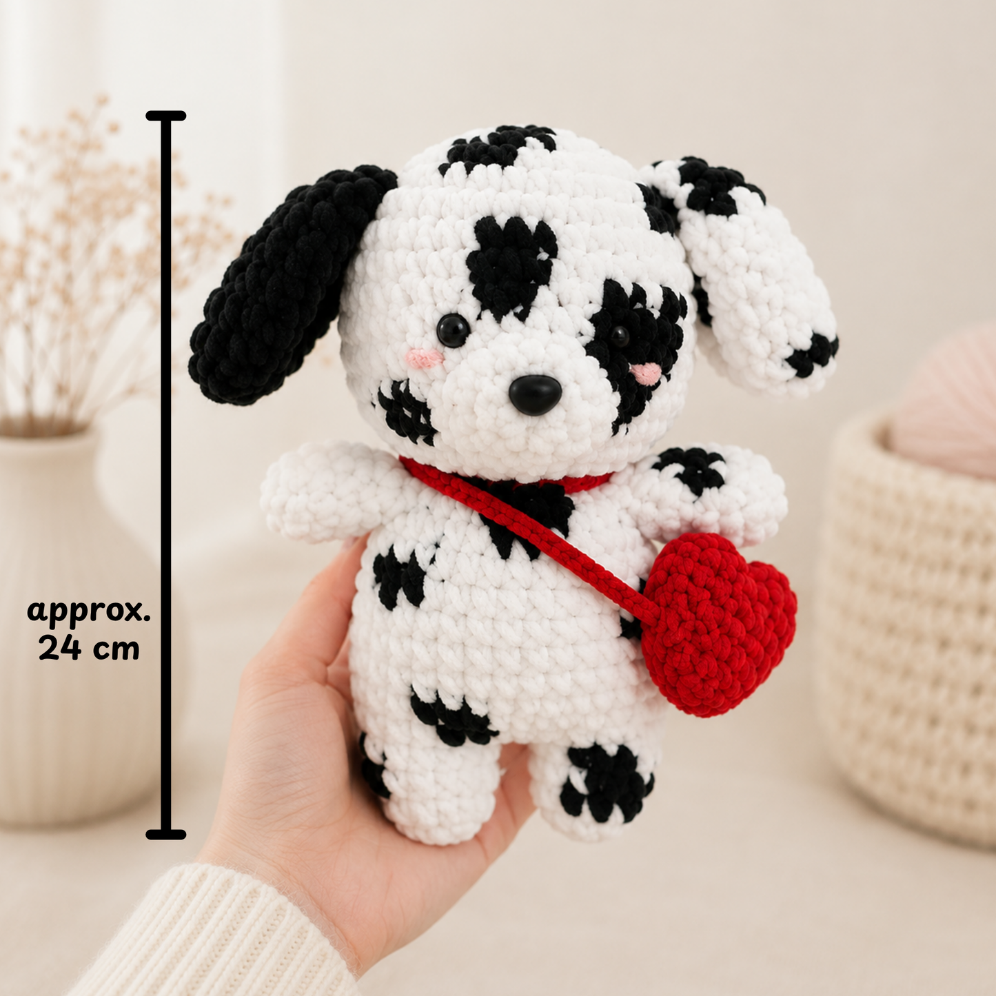 Crochet Dalmatian the Dog Amigurumi Pattern
