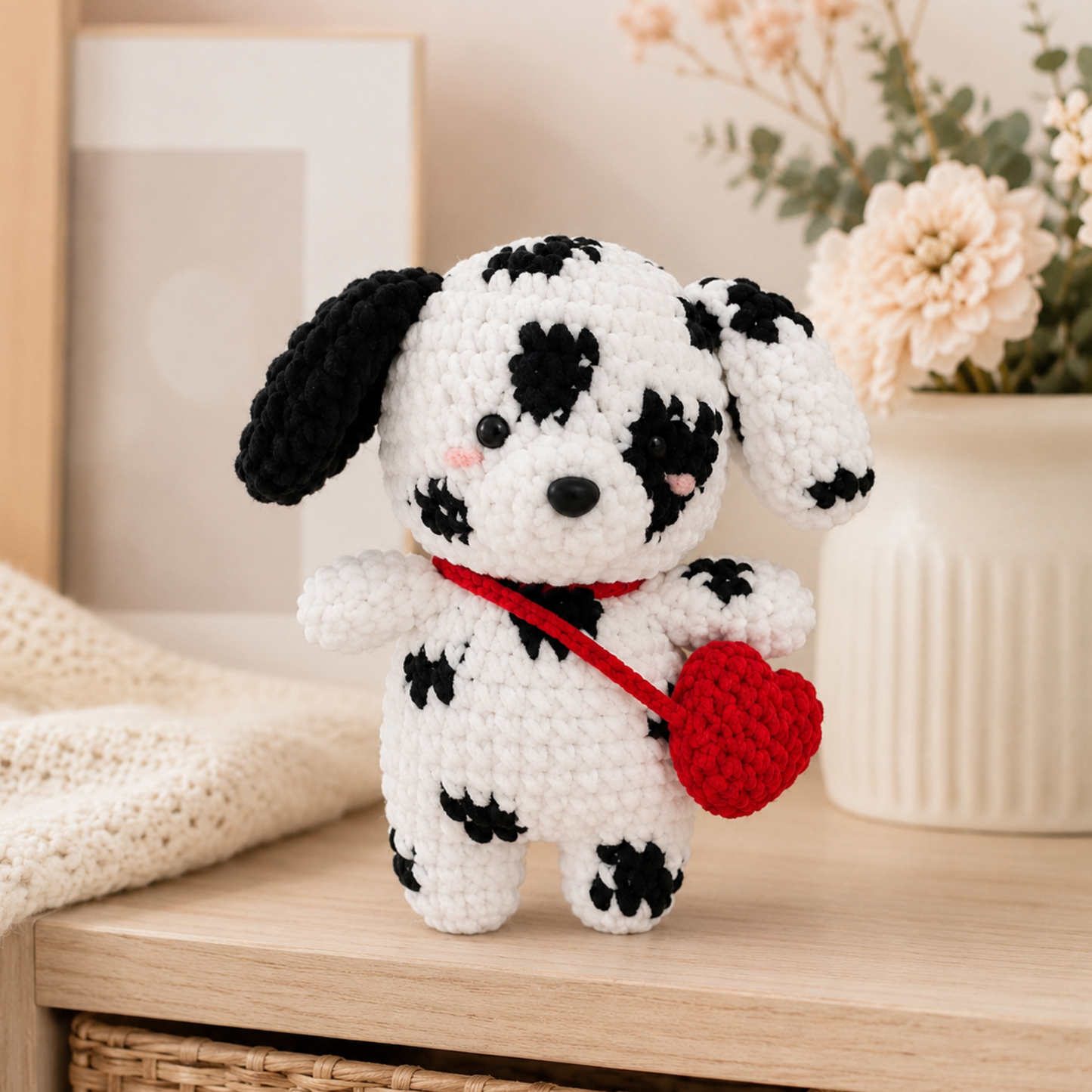 Crochet Dalmatian the Dog Amigurumi Pattern