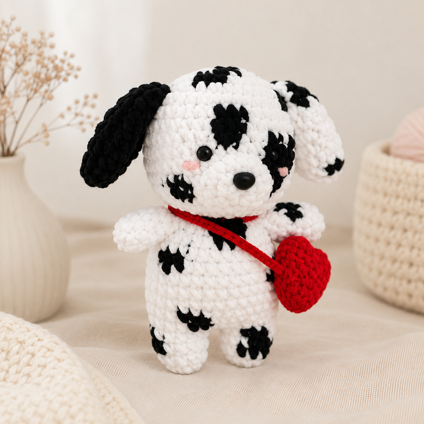 Crochet Dalmatian the Dog Amigurumi Pattern