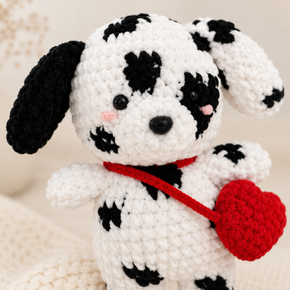 Crochet Dalmatian the Dog Amigurumi Pattern