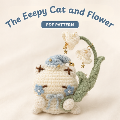 Crochet Eeepy Cat Cozy Loaf Cat Pattern