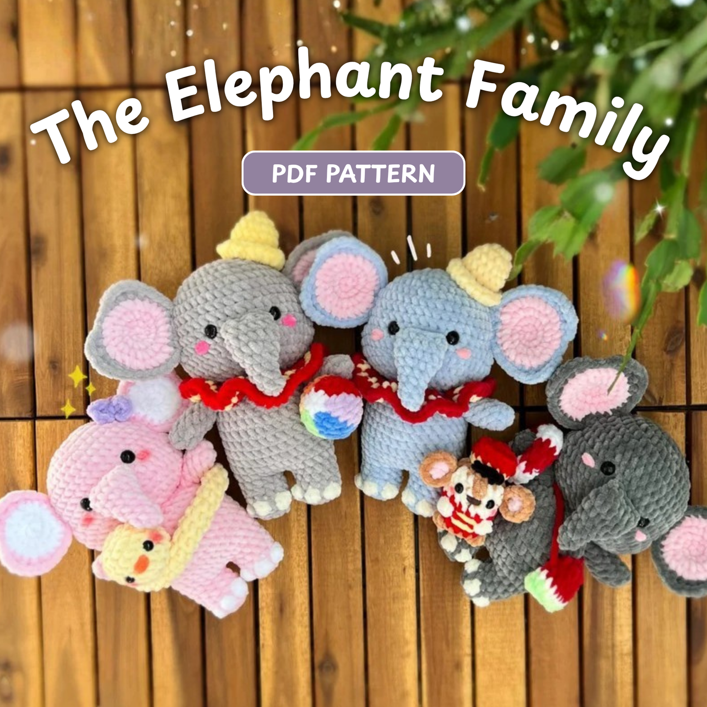 Crochet Dumbo & Friends Elephant Pattern
