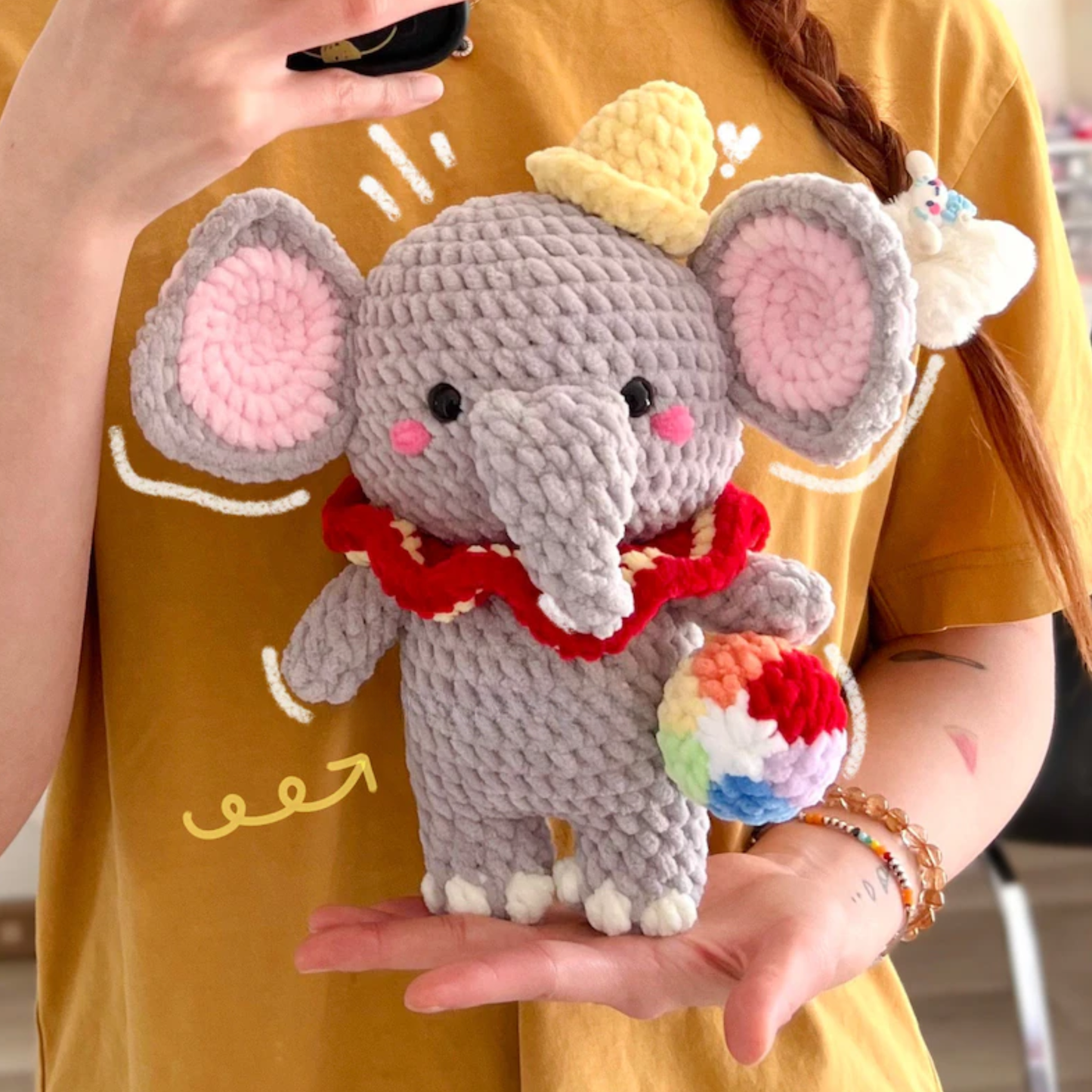 Crochet Dumbo & Friends Elephant Pattern