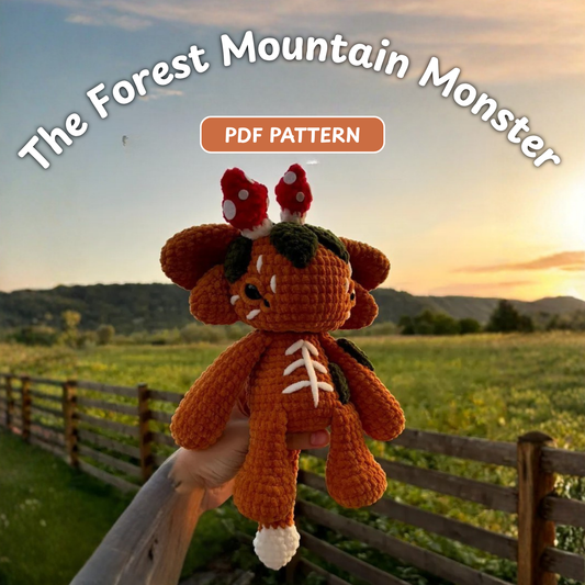 Crochet Forest Mountain Monster Pattern