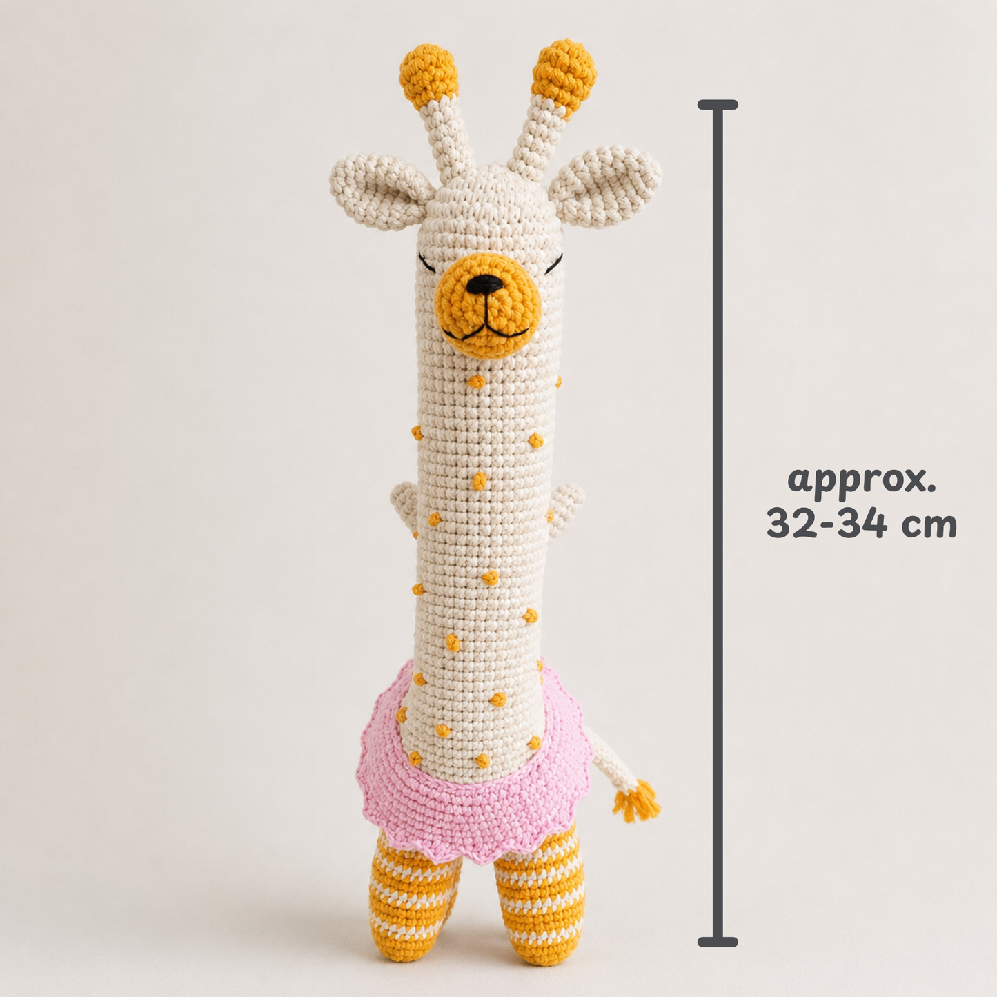 Crochet Daisy the Giraffe Amigurumi Pattern