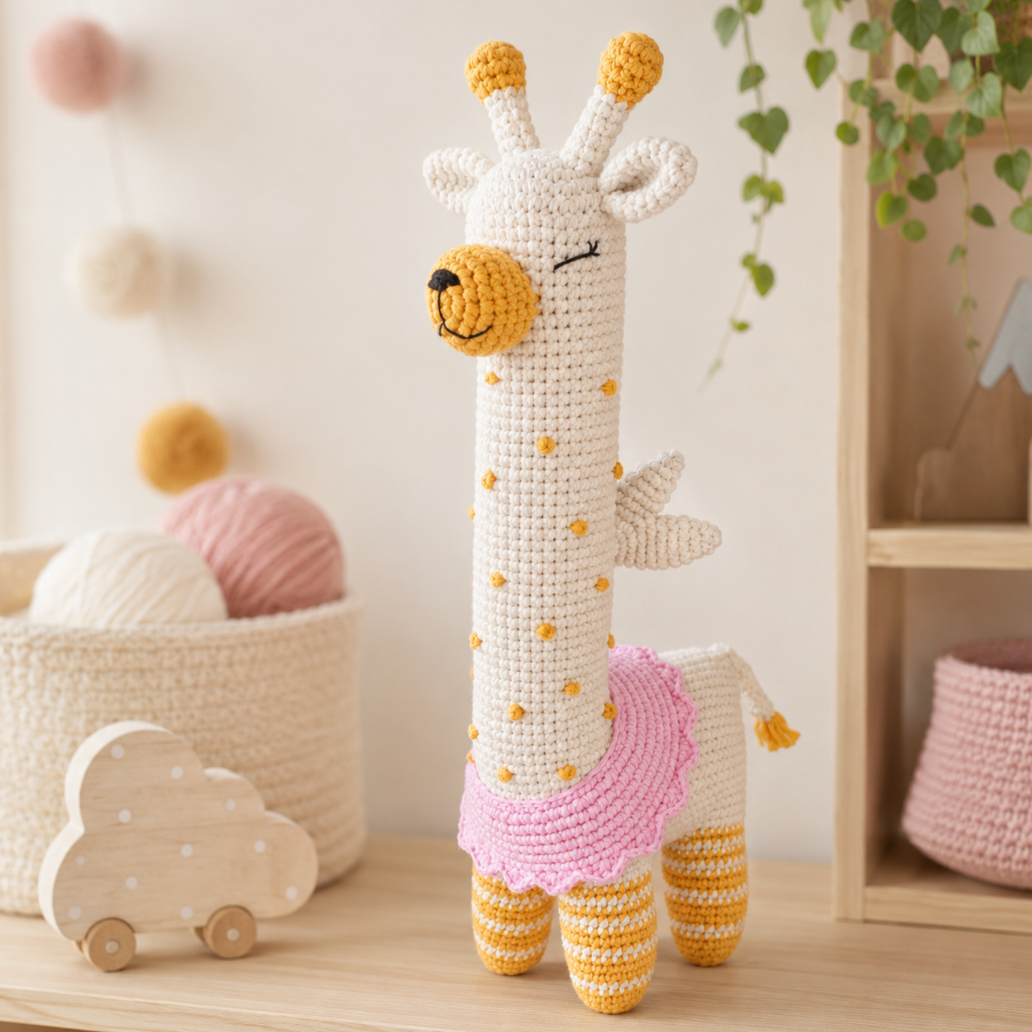 Crochet Daisy the Giraffe Amigurumi Pattern