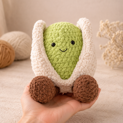 Crochet Jumbo Pistachio Amigurumi Pattern