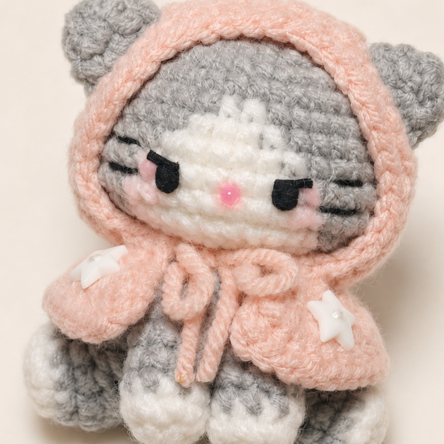 Crochet Poncho Kitty Amigurumi Pattern