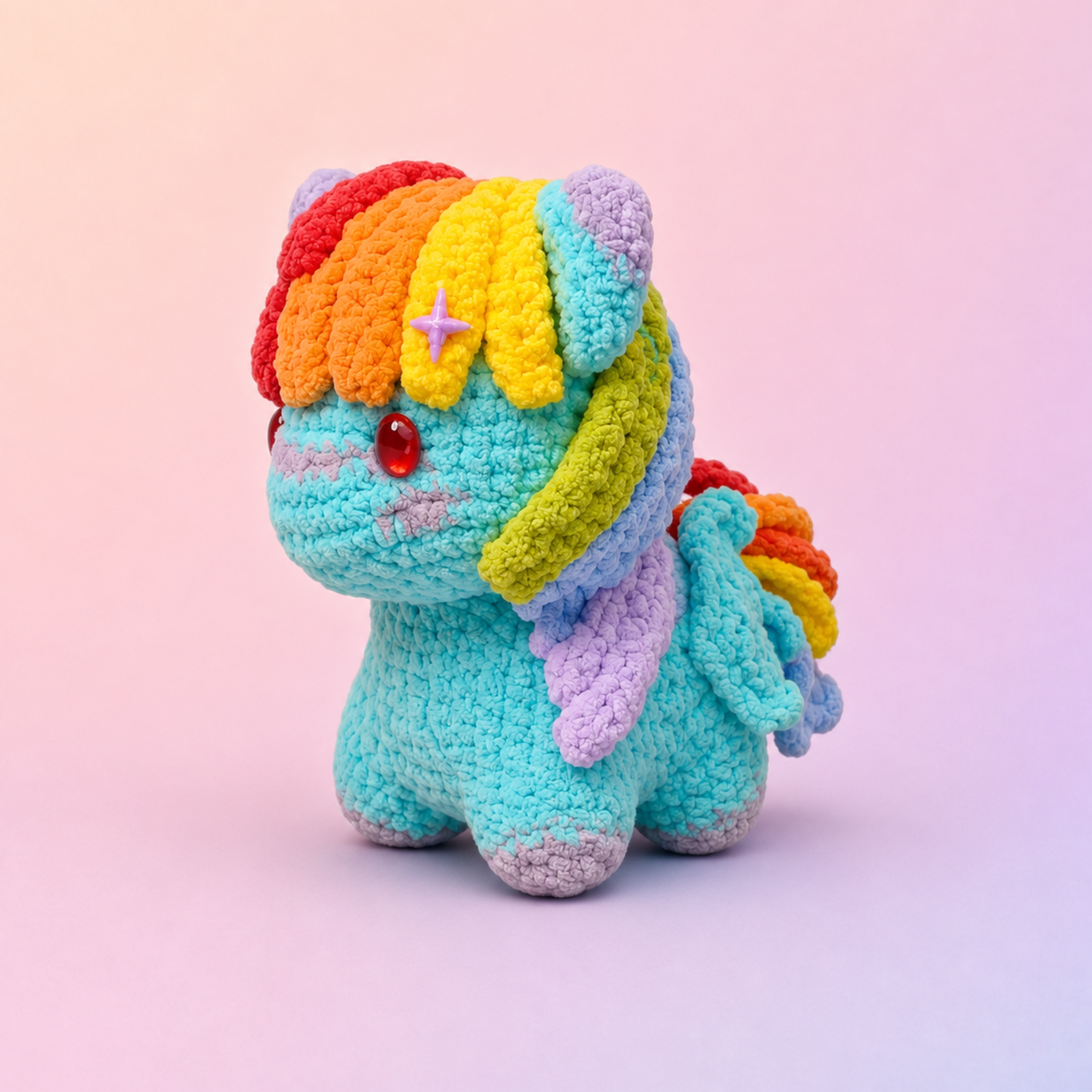 Crochet Fantasy Pony Amigurumi Pattern (6 Characters)