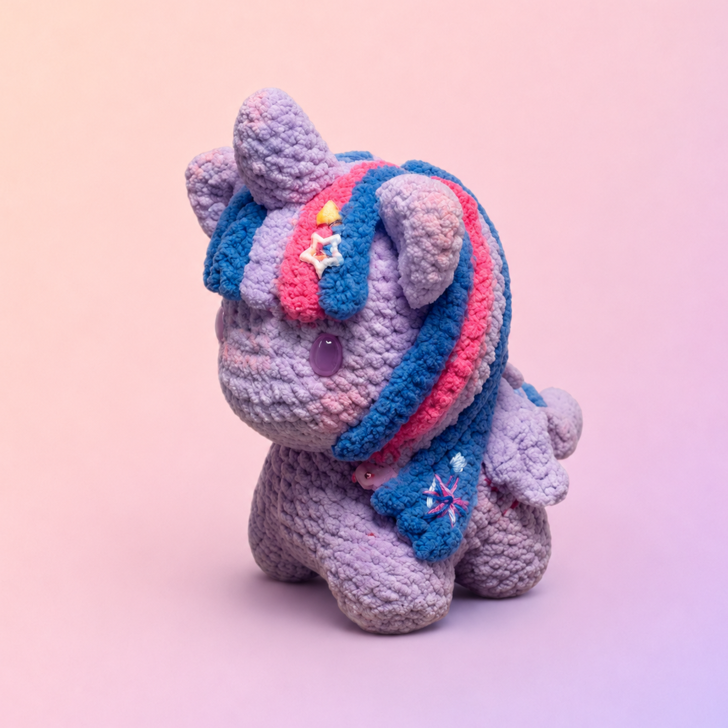 Crochet Fantasy Pony Amigurumi Pattern (6 Characters)