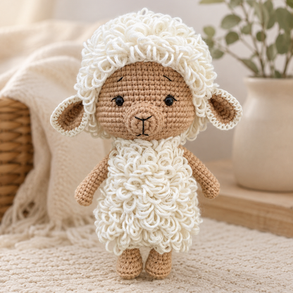 Crochet Lamb Pattern (Milky)
