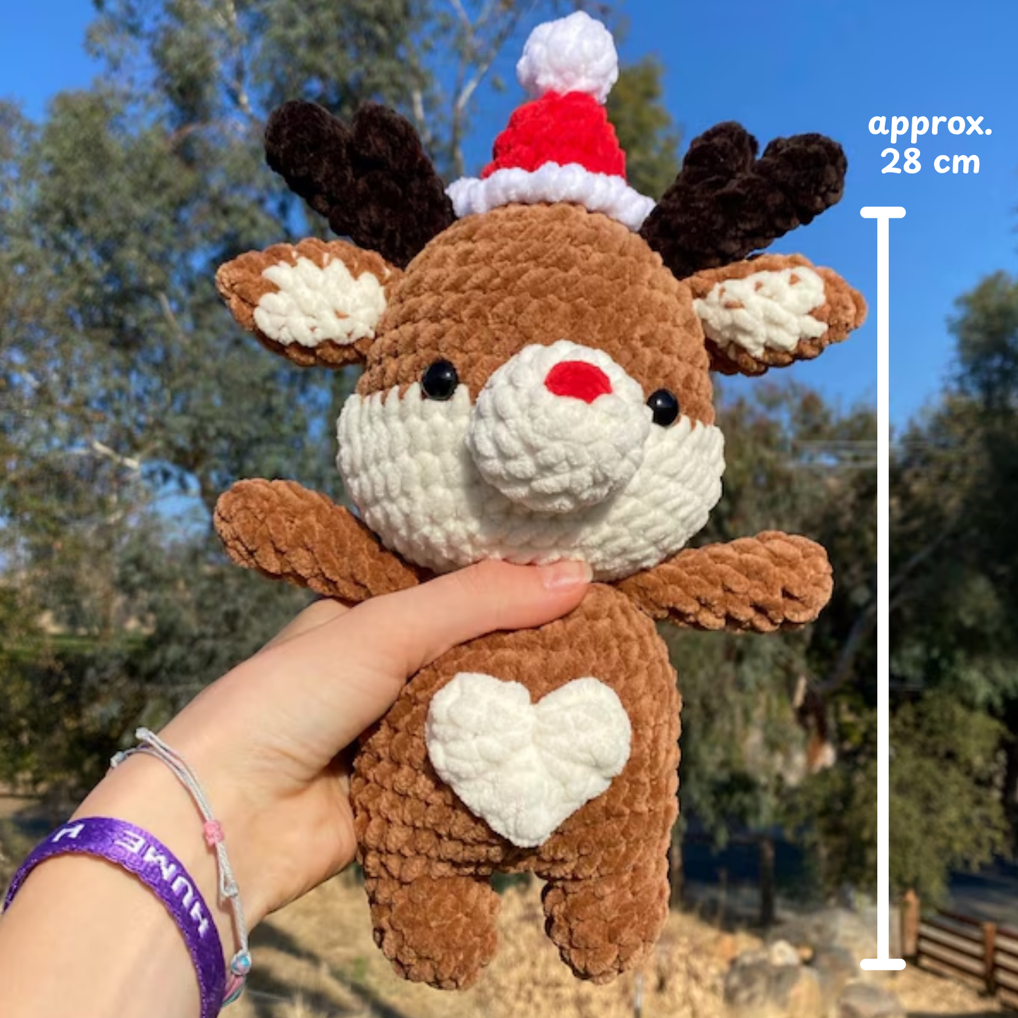 Crochet RENIE the Reindeer Amigurumi Pattern
