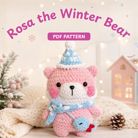 Crochet Christmas Bear Amigurumi Pattern