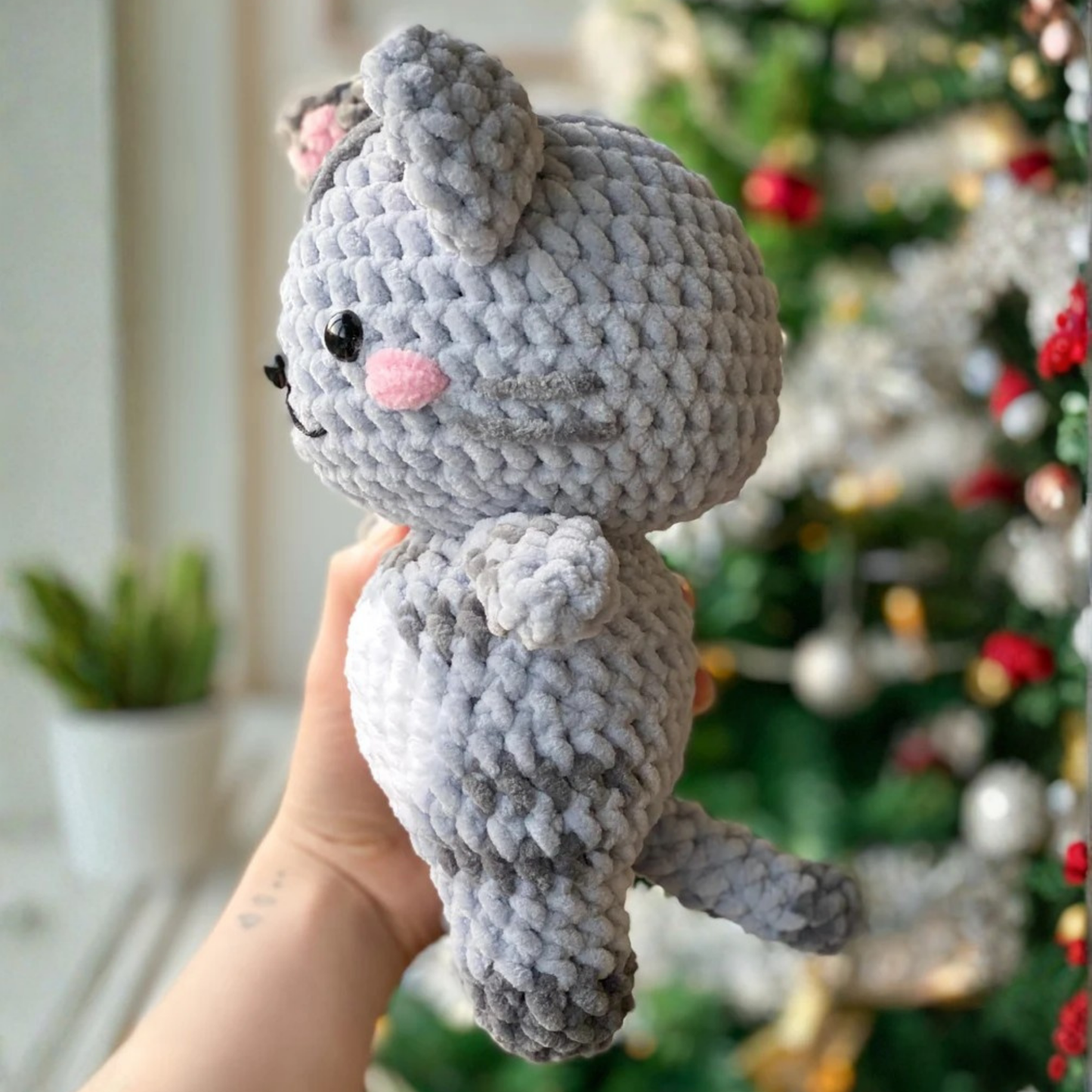 Crochet Sam the MEOW Cat Amigurumi Pattern