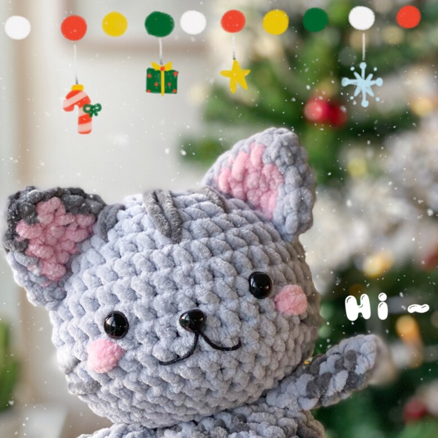 Crochet Sam the MEOW Cat Amigurumi Pattern