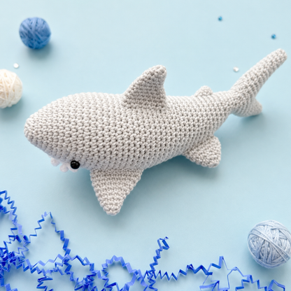 Crochet Sea Animals Pattern Vol. 1 (6 Characters: Clownfish, Blue Tang, Penguin, White Shark, Whale Shark & Manta Ray)