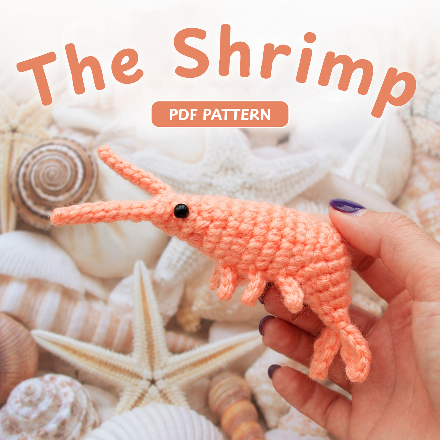 Crochet Shrimp Amigurumi Pattern