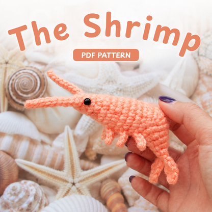 Crochet Shrimp Amigurumi Pattern