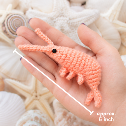 Crochet Shrimp Amigurumi Pattern