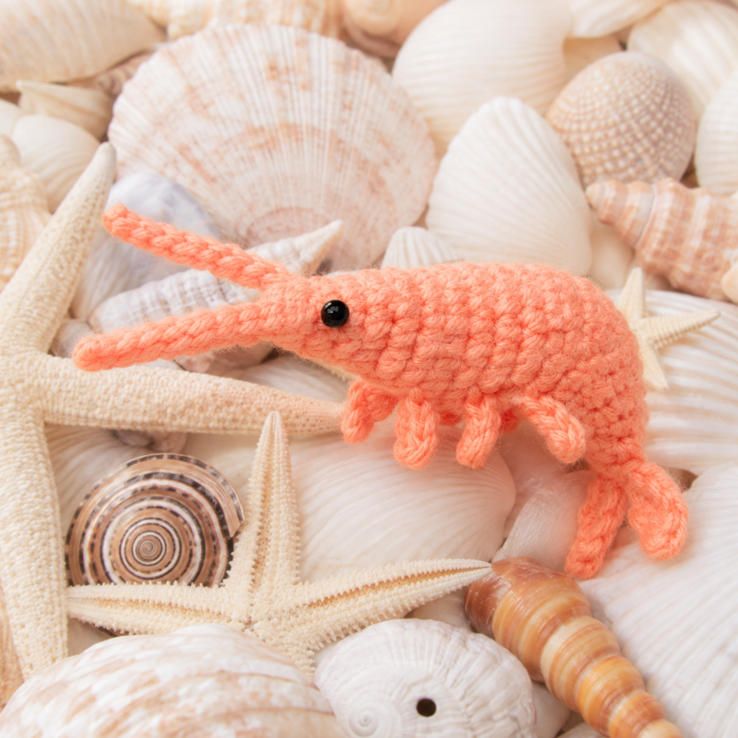 Crochet Shrimp Amigurumi Pattern