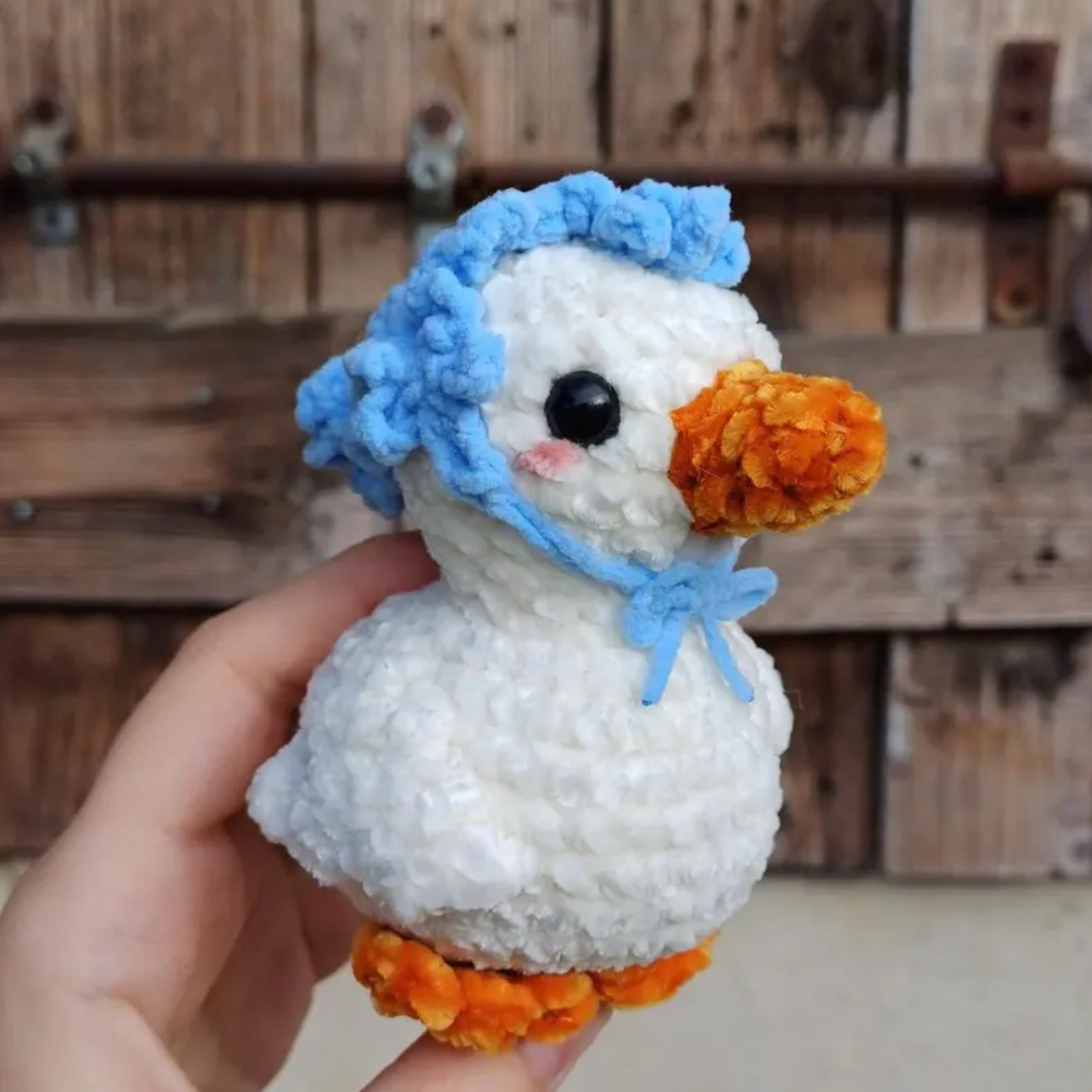 Crochet Little Miss Snowflake Duckling Pattern