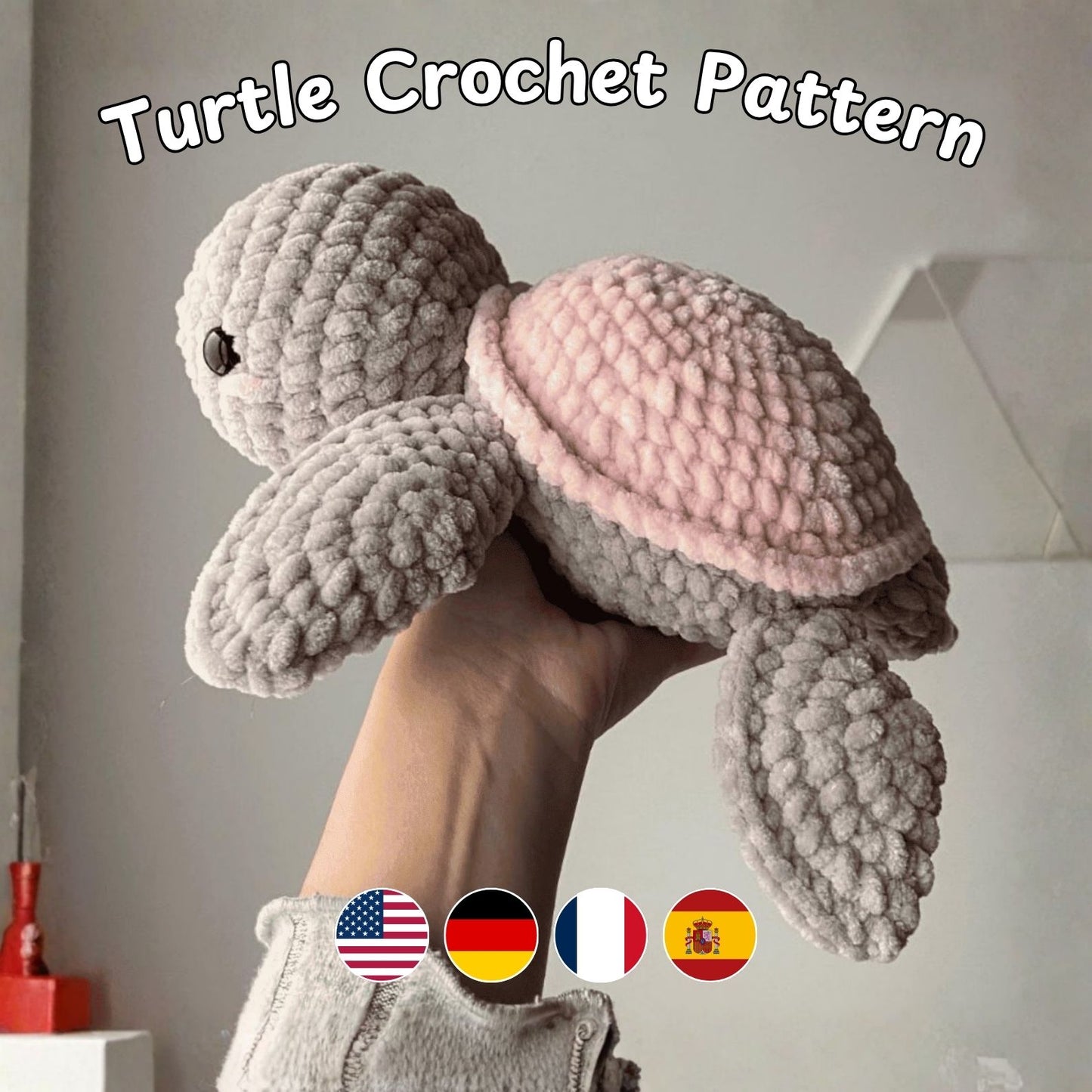 Turtle Crochet Pattern | Amigurumi Plush Toy
