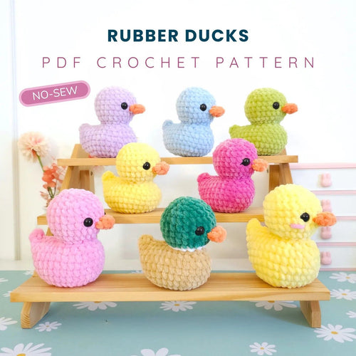 Rubber Duck Crochet Pattern | No Sew Amigurumi