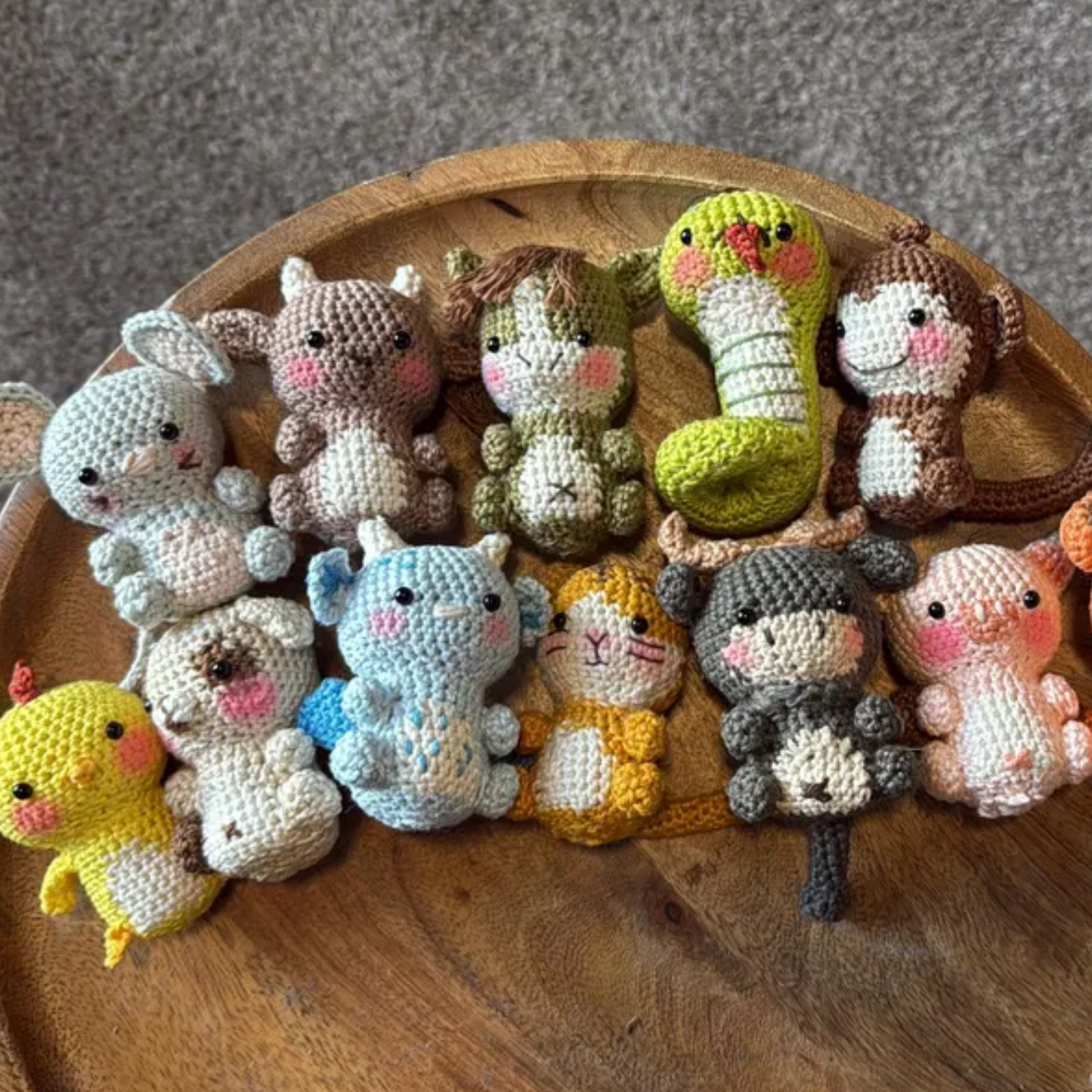 Crochet Vietnamese Zodiac Animals Pattern (12 Characters)