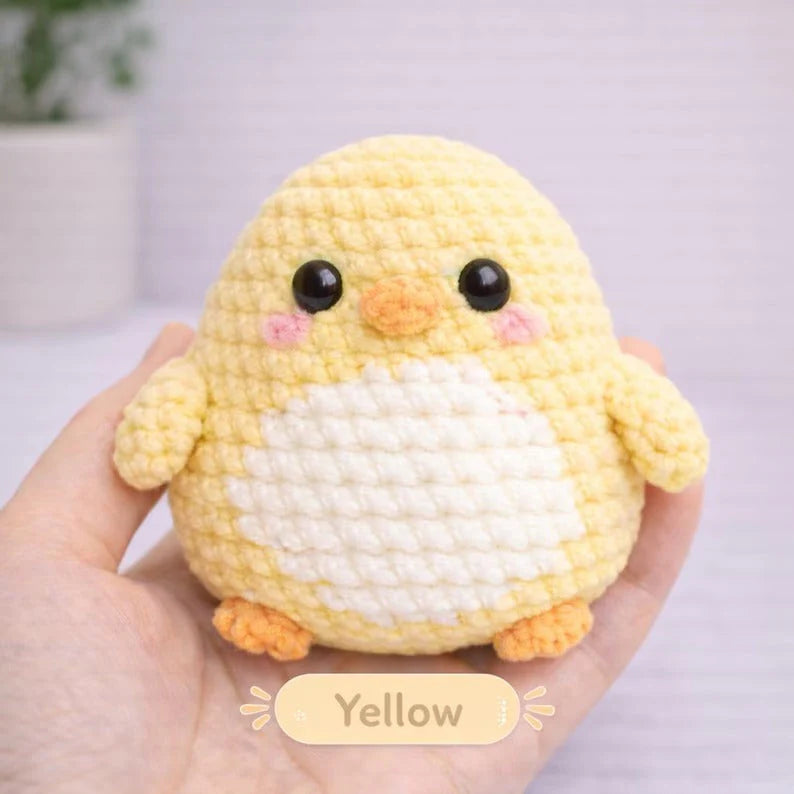 Flip The Bird Crochet Pattern | Reversible Amigurumi Bird