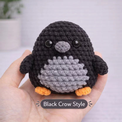 Flip The Bird Crochet Pattern | Reversible Amigurumi Bird