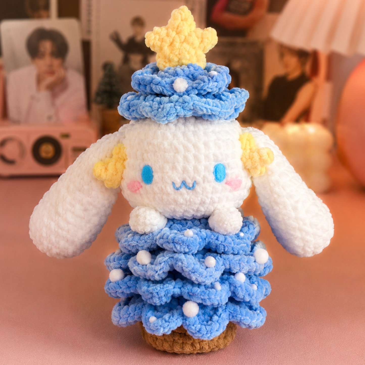 Crochet Animal in Christmas Tree Pattern (Big and Mini Bundle)