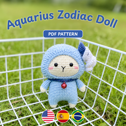 Crochet Aquarius Zodiac Doll Pattern
