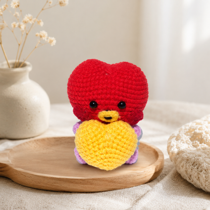 Crochet BT21 Chubby Amigurumi Pattern (Chimmy, Cooky, Koya, Shooky, RJ, Mang &amp; Tata | 7 Characters in One)